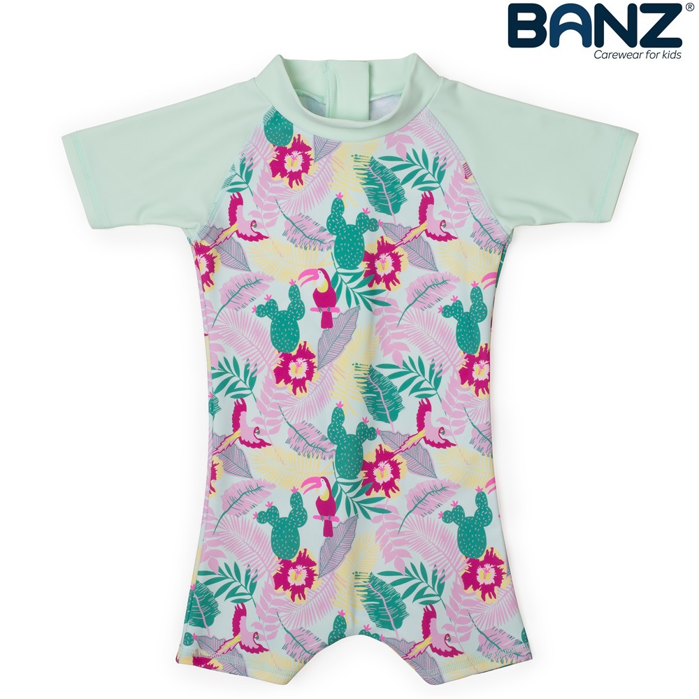 UV-dragt til børn og baby Banz Tropicana
