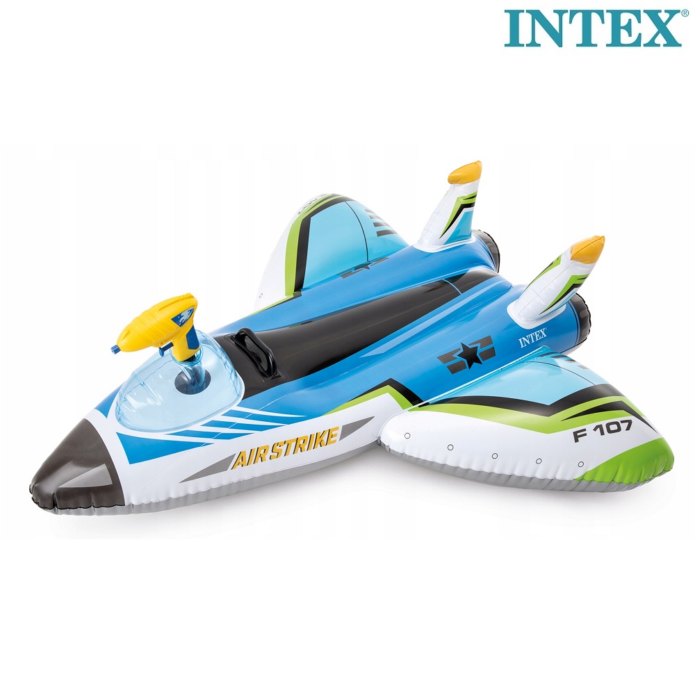 Oppustelig legetøj til pool Intex Blå fly