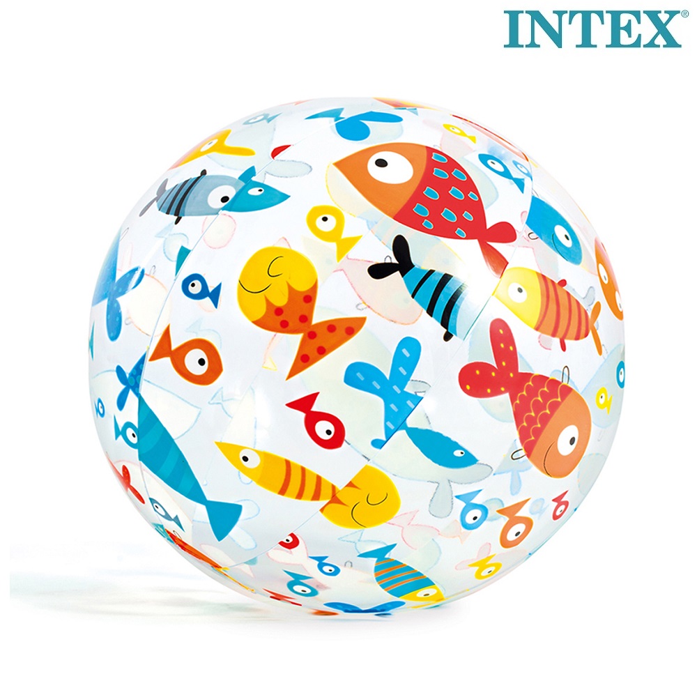 Oppustelig badebold Intex Fisk