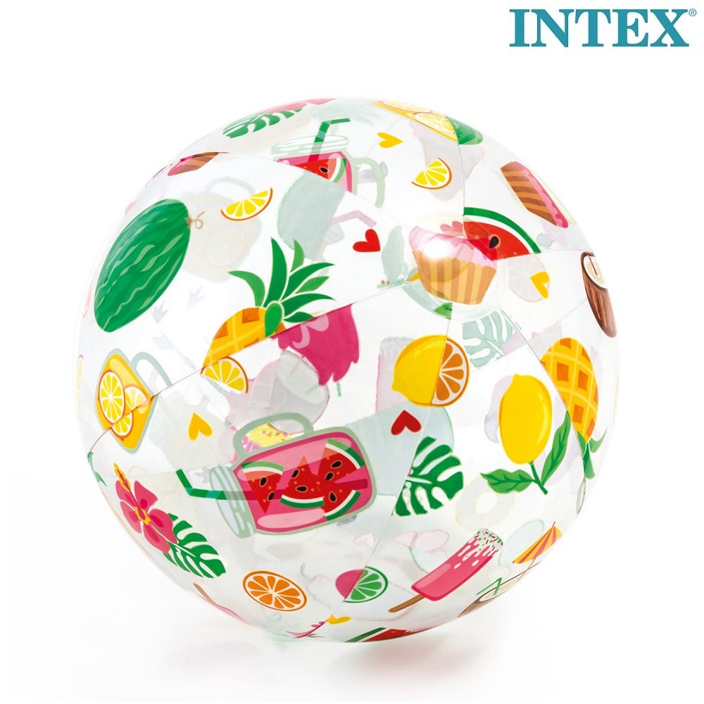 Oppustelig badebold Intex Tropical Fruit