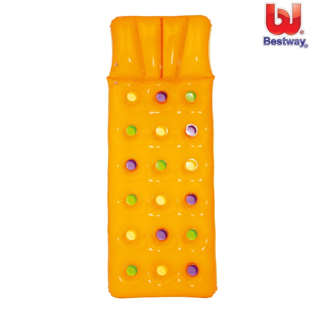 Oppustelig bademadras Bestway Orange