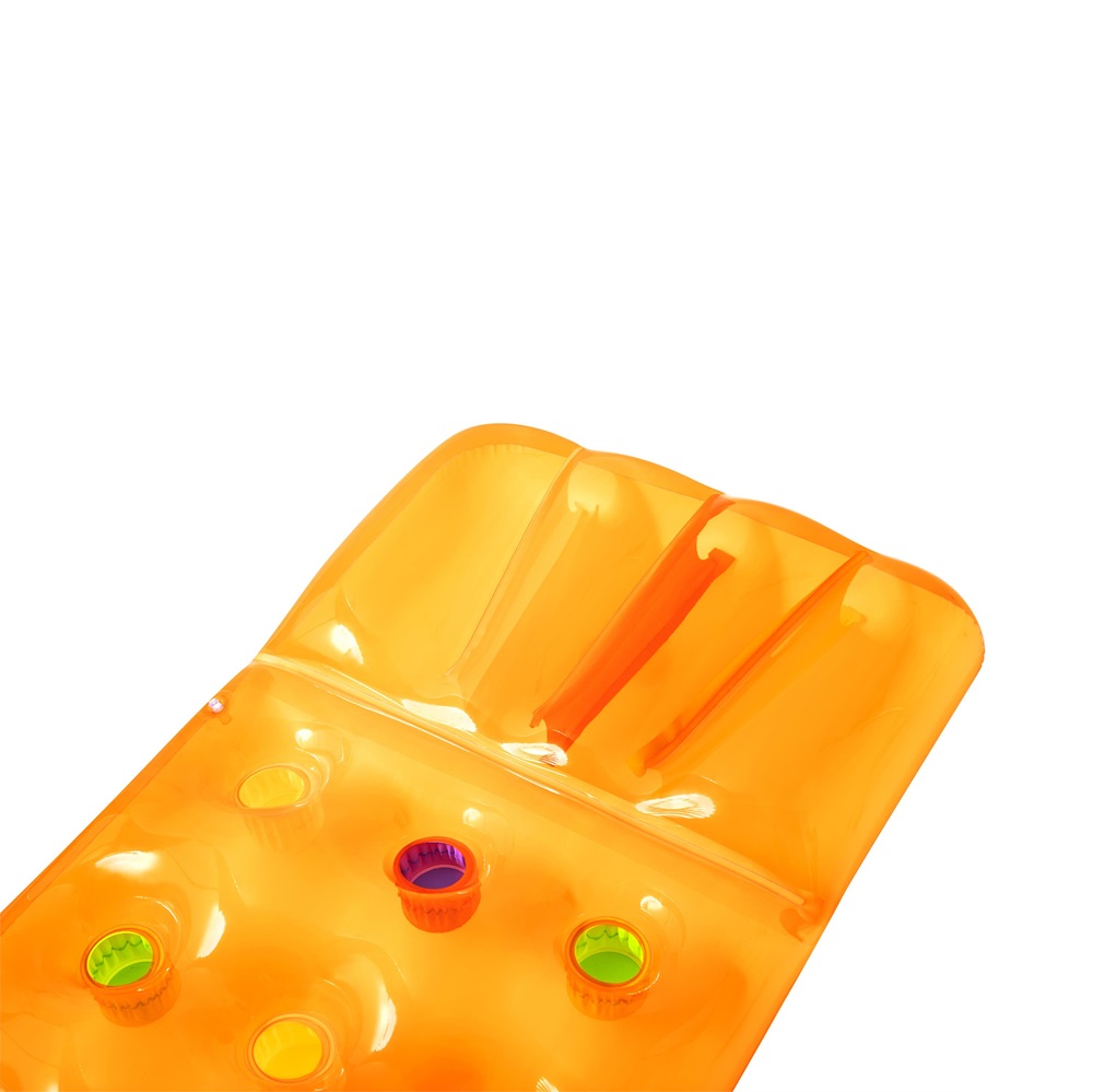 Oppustelig bademadras Bestway Orange
