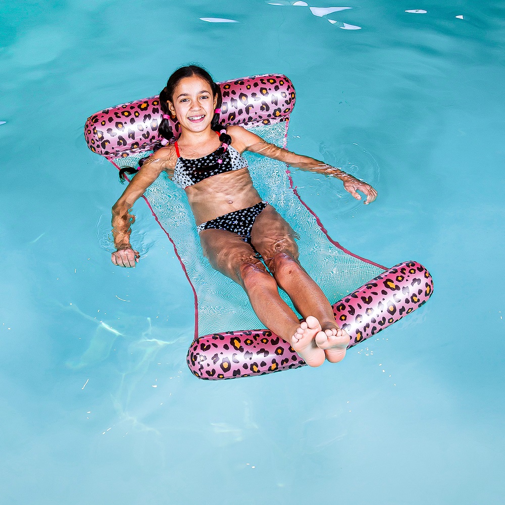 Vandhængekøje Swim Essentials Pink Leopard