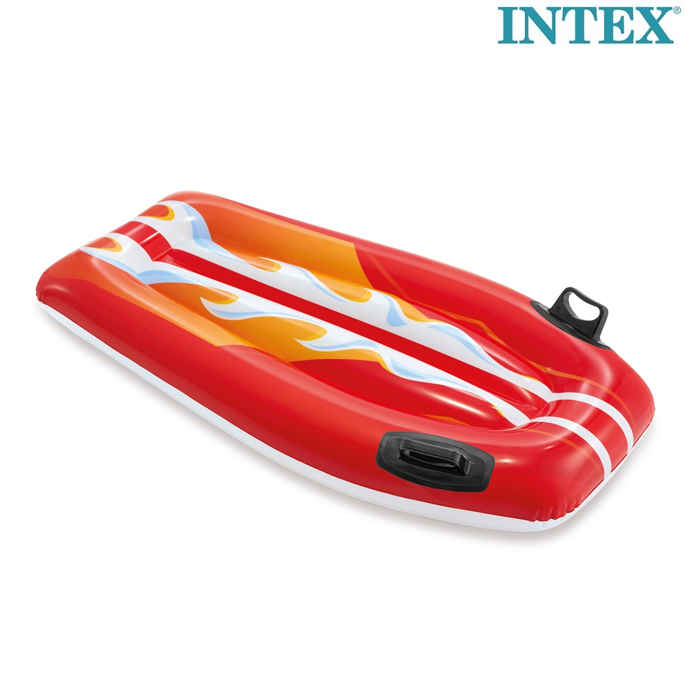 Oppustelig bademadras og surfbræt Intex Rød