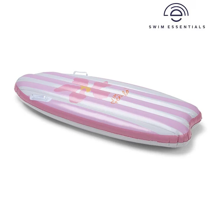 Bademadras til børn Swim Essentials Surfboard Flower
