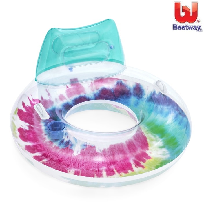 Oppustelig badestol XL - Bestway Tie Dye Deluxe