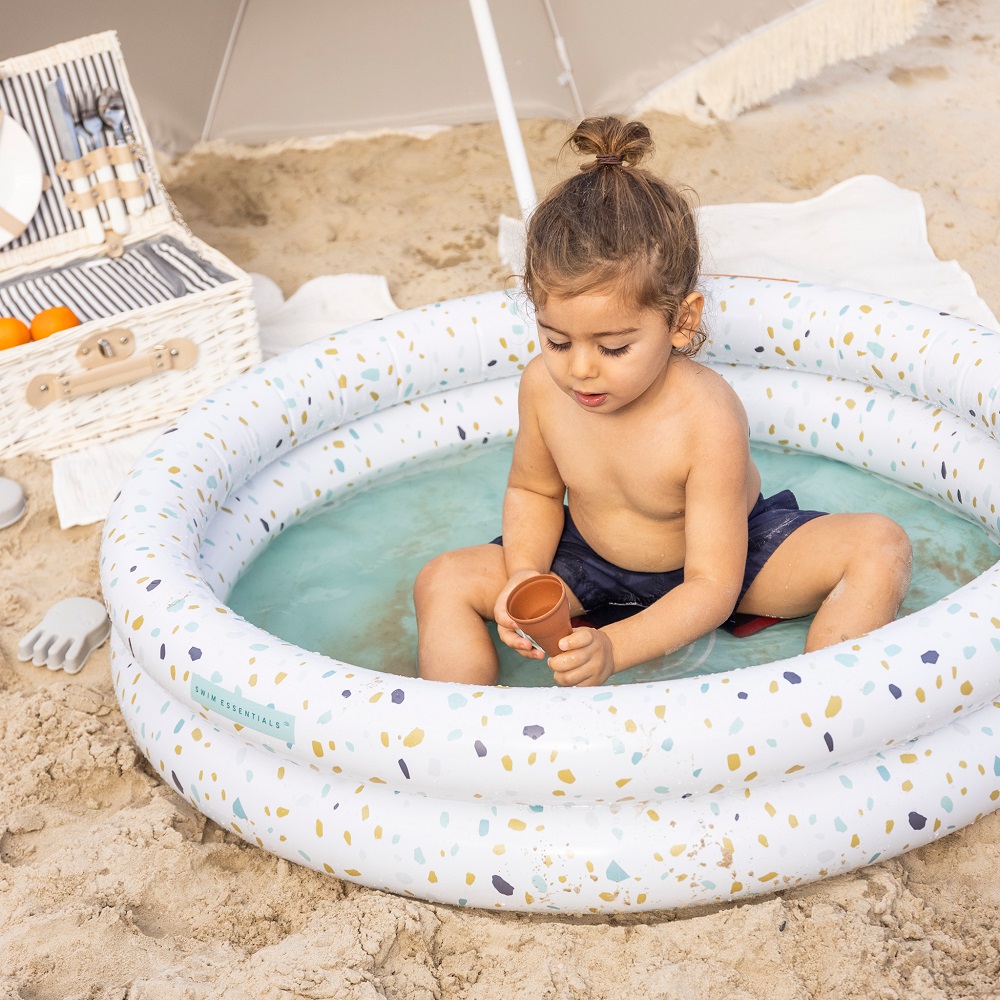 Oppustelig bassin til børn Swim Essentials Terrazzo