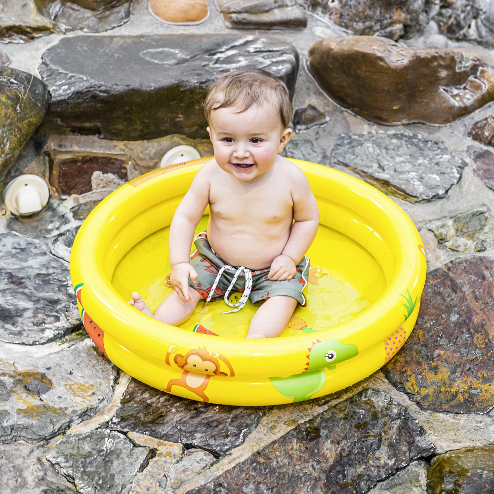Oppustelig bassin til børn Swim Essentials Yellow