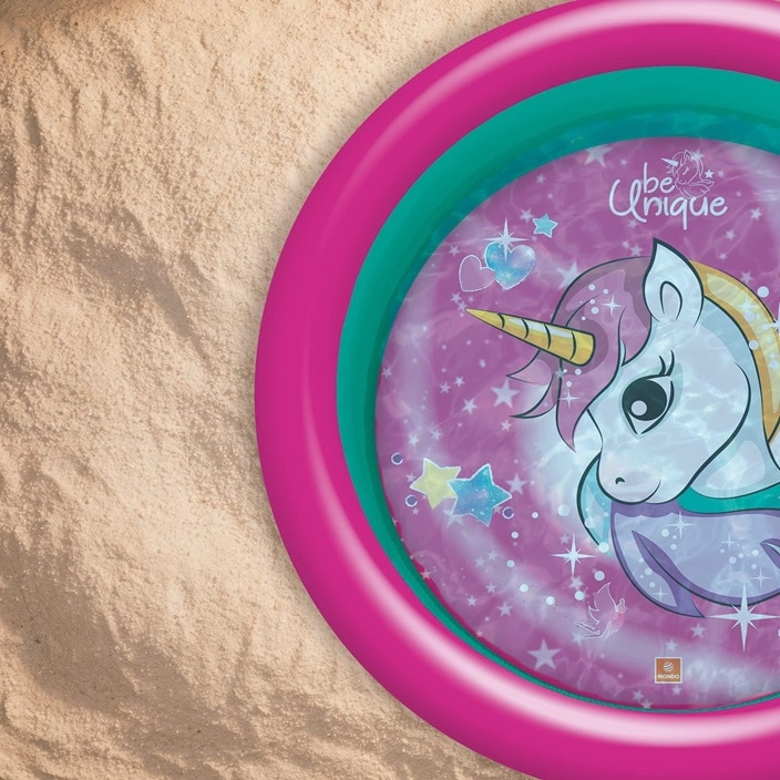 Oppustelig børnepool Mondo Unicorn børnebassin