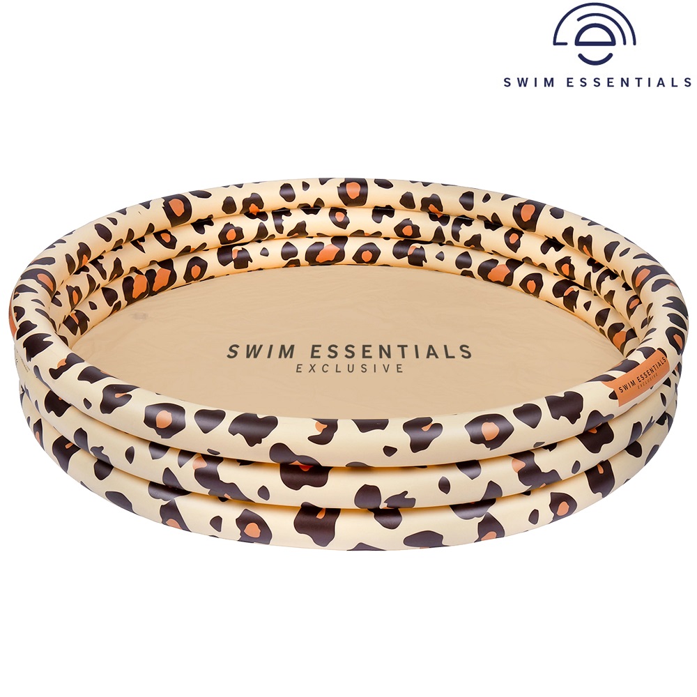 Oppustelig bassin til børn Swim Essentials Beige Panther