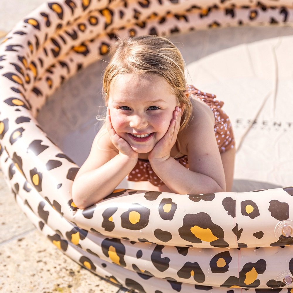 Oppustelig bassin til børn Swim Essentials Beige Panther