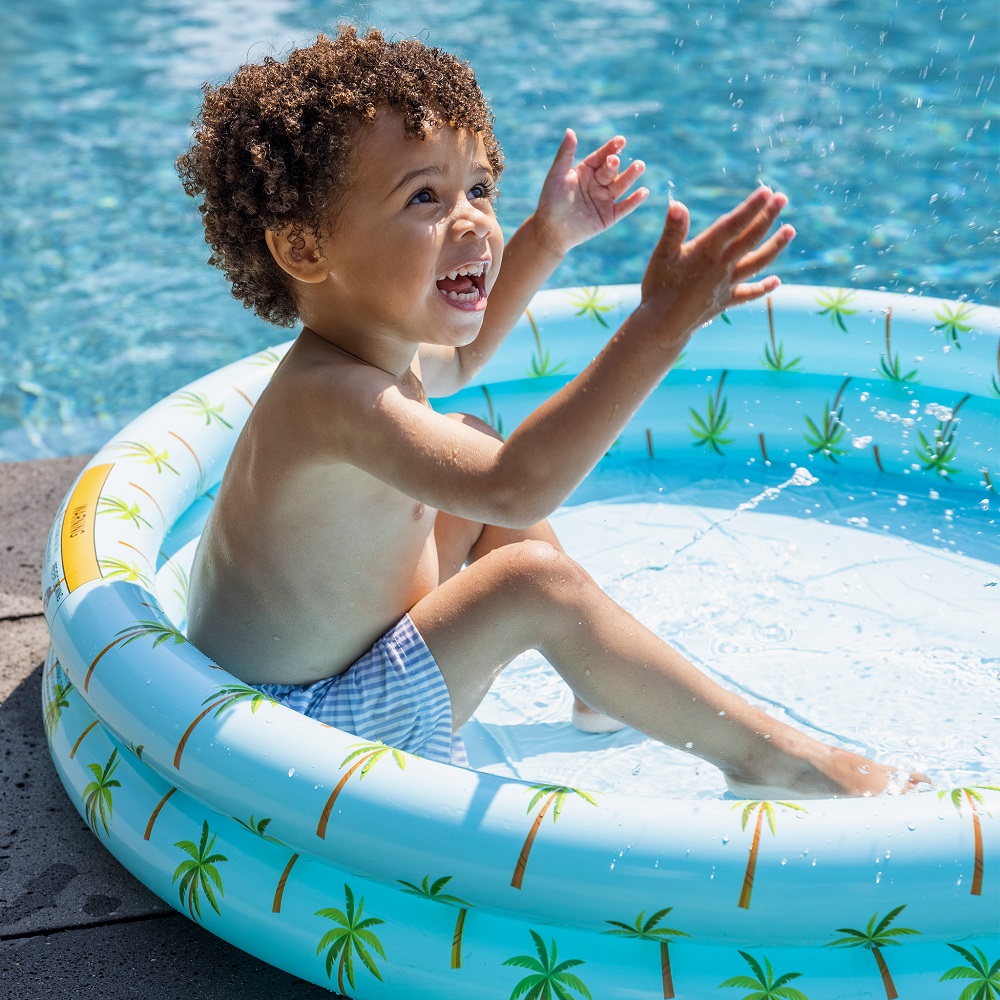 Oppustelig badebassin til børn Swim Essentials Palm Trees