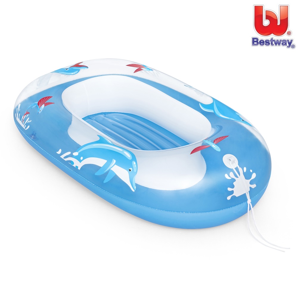 Oppustelig badebåd til børn Bestway Dolphines