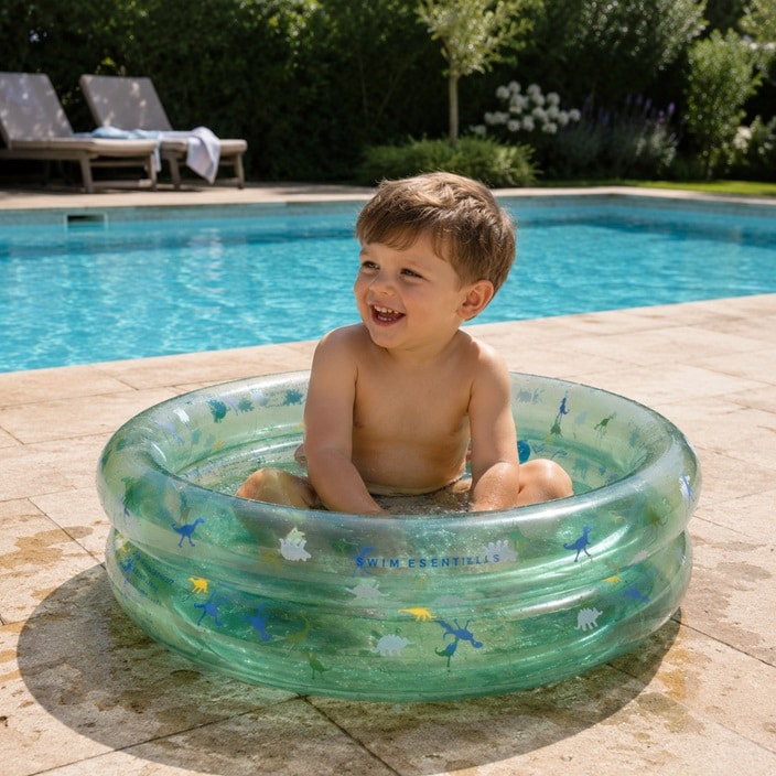 Oppustelig babypool Swim Essentials Mini Pool Dino