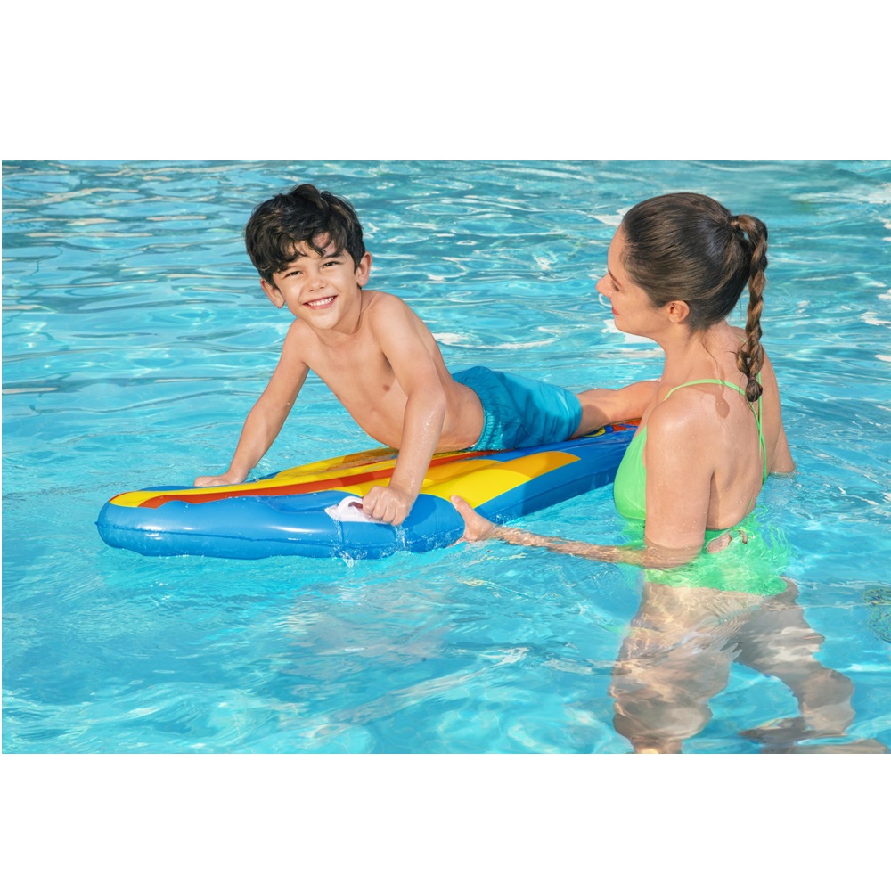 Oppustelig bademadras og surfbræt Bestway Surf Rider Blue