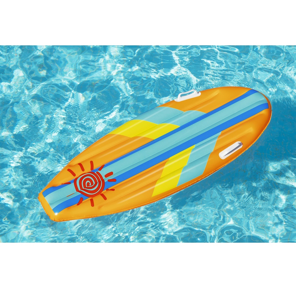 Oppustelig bademadras og surfbræt Bestway Surf Rider Orange