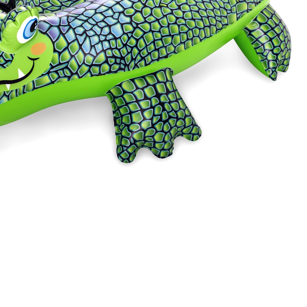 Oppusteligt badedyr XXL - Bestway Crocodile