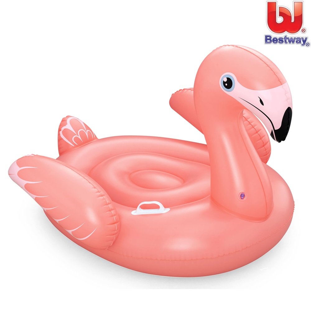 Oppusteligt badedyr XXL - Bestway Flamingo