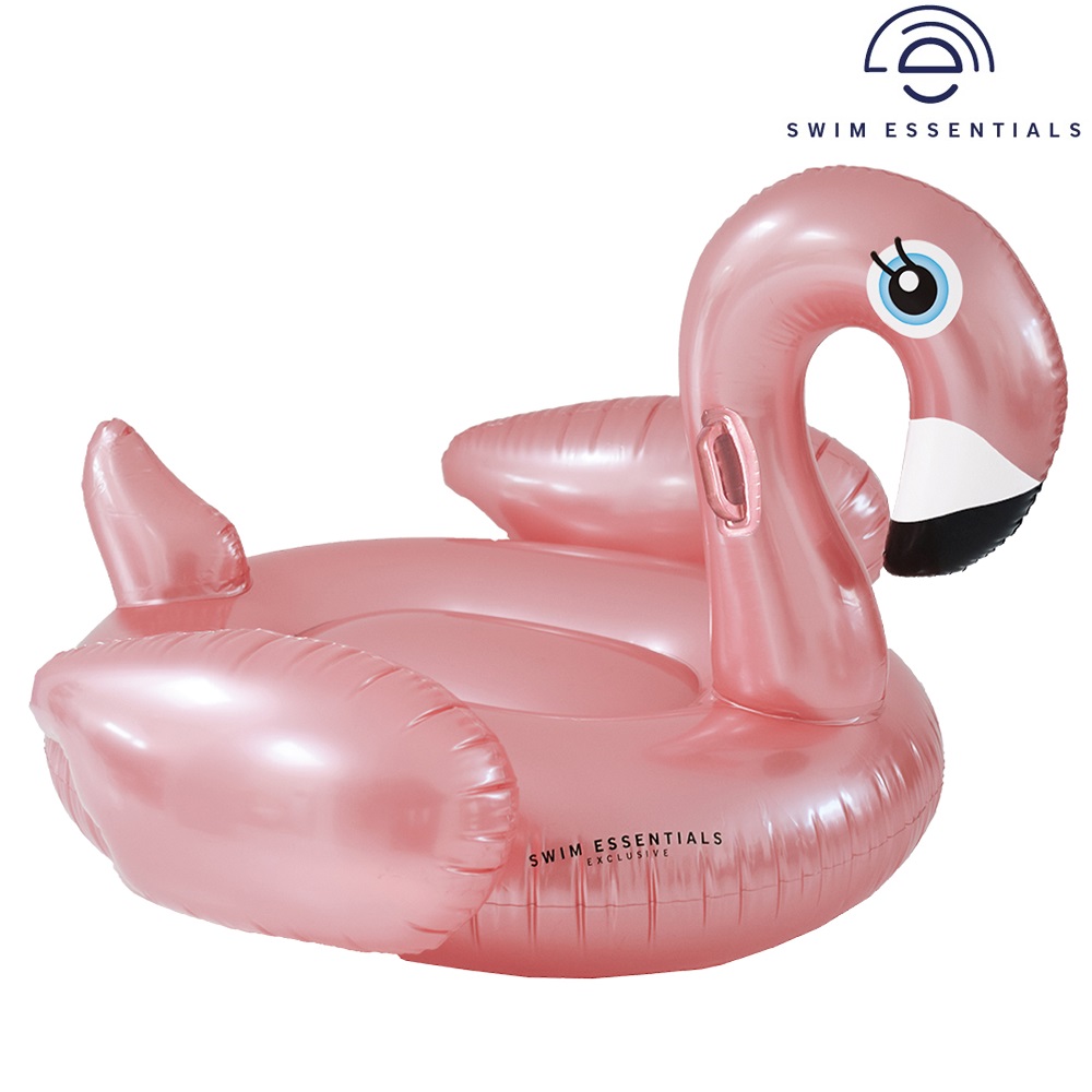 Oppusteligt badedyr XXL Swim Essentials Pink Flamingo