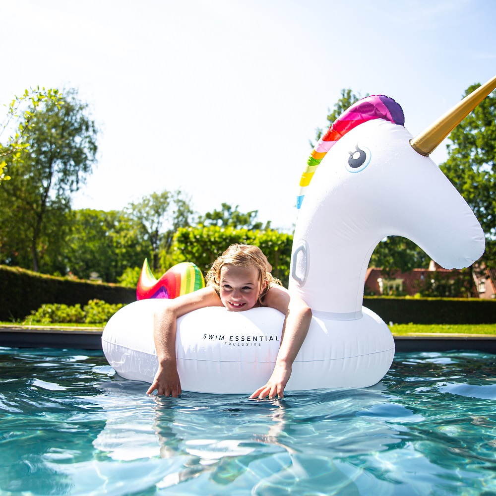 Oppusteligt badedyr Swim Essentials Unicorn XXL