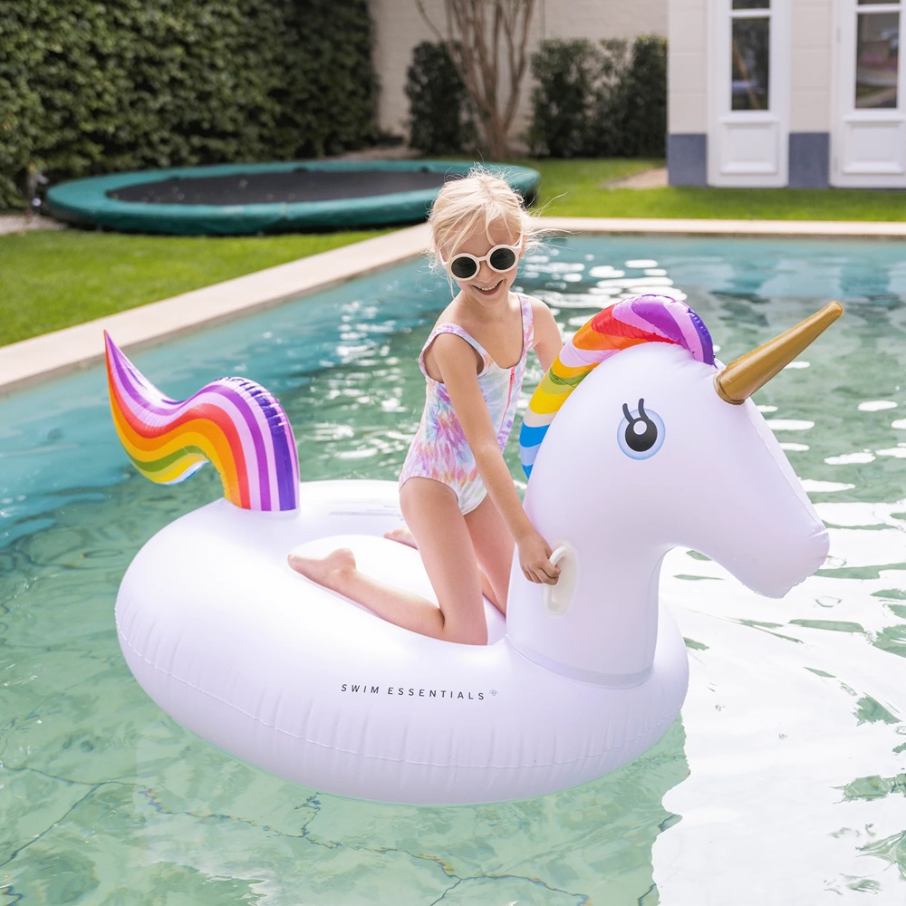 Oppusteligt badedyr - Swim Essentials Unicorn XXL