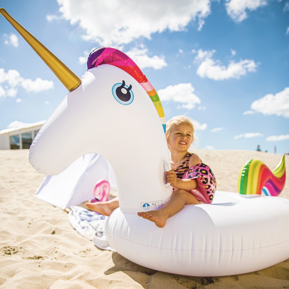 Oppusteligt badedyr Swim Essentials Unicorn XXL