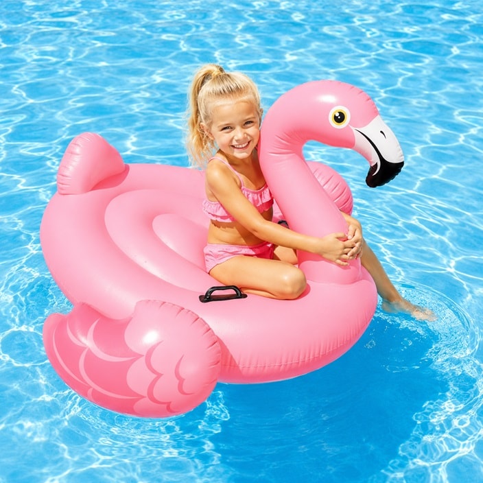 Oppusteligt badedyr XXL - Intex Flamingo