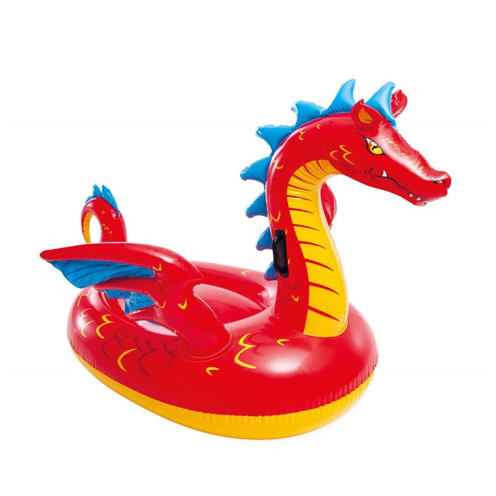 Oppusteligt badedyr XXL Intex Red Dragon