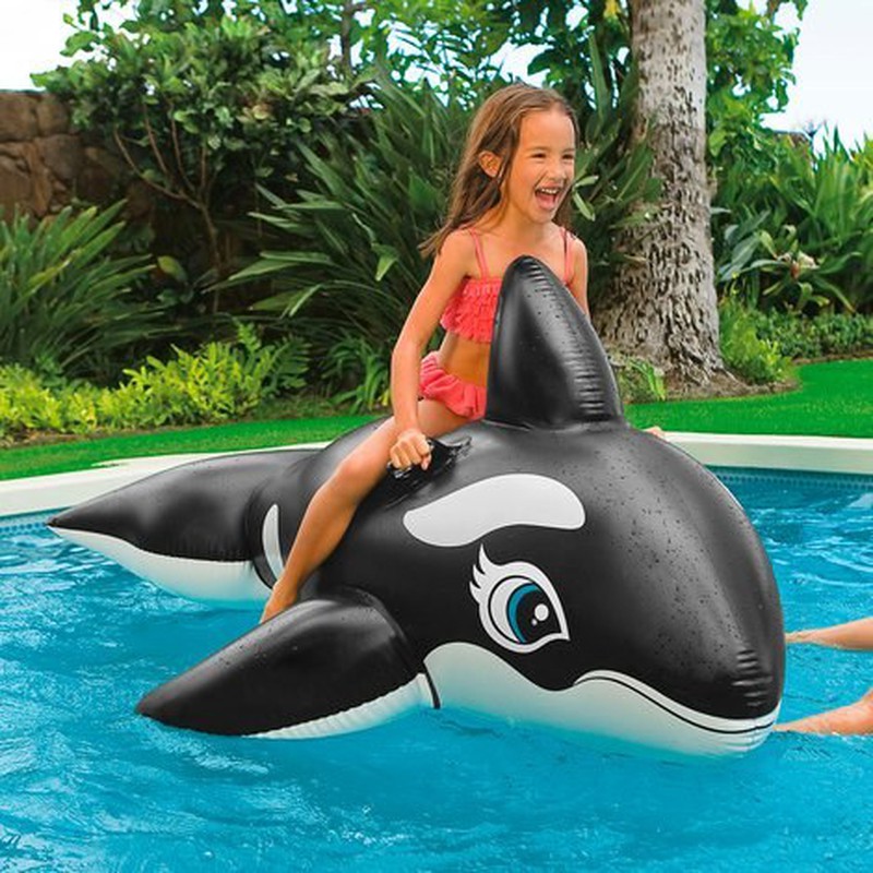 Oppusteligt badedyr Intex Killer Whale XXL