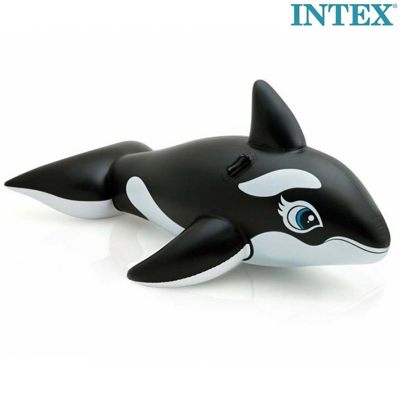 Oppusteligt badedyr Intex Killer Whale XXL
