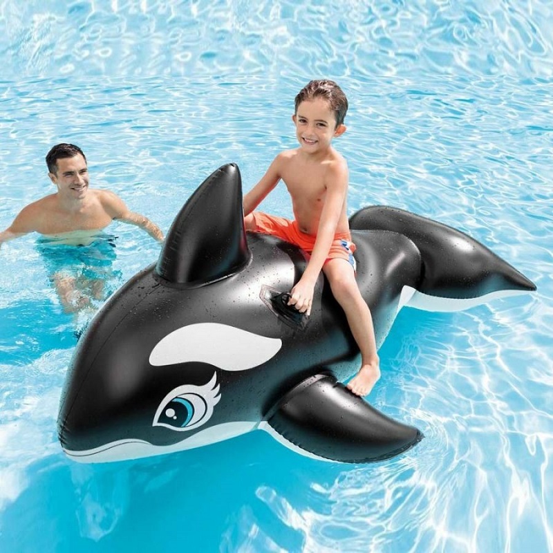 Oppusteligt badedyr Intex Killer Whale XXL