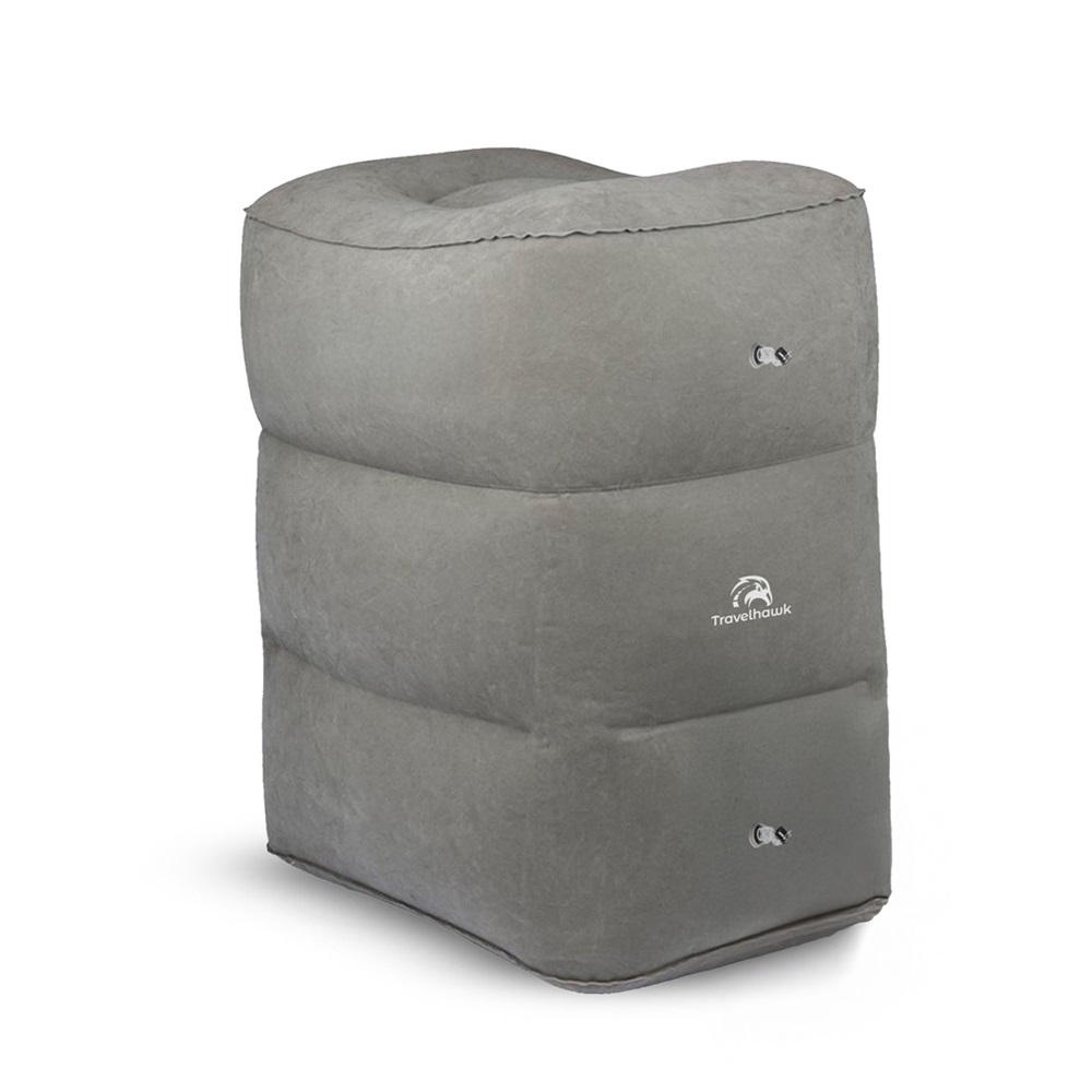 Oppustelig fodstøtte til flyrejser - TravelHawk
