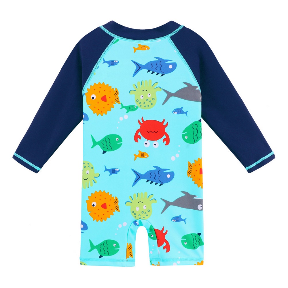 UV-dragt til børn Swimcore Blue Sealife