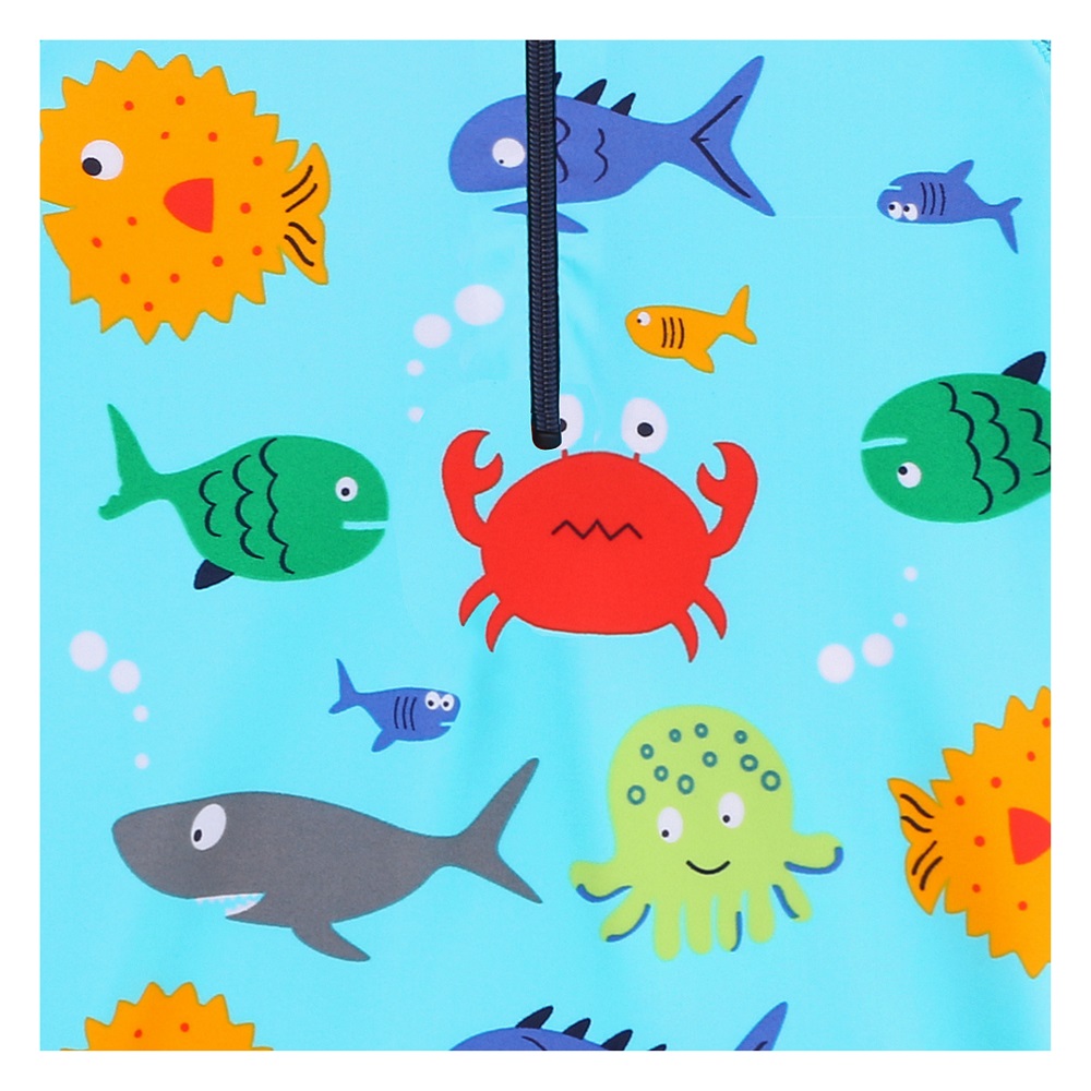 UV-dragt til børn Swimcore Blue Sealife