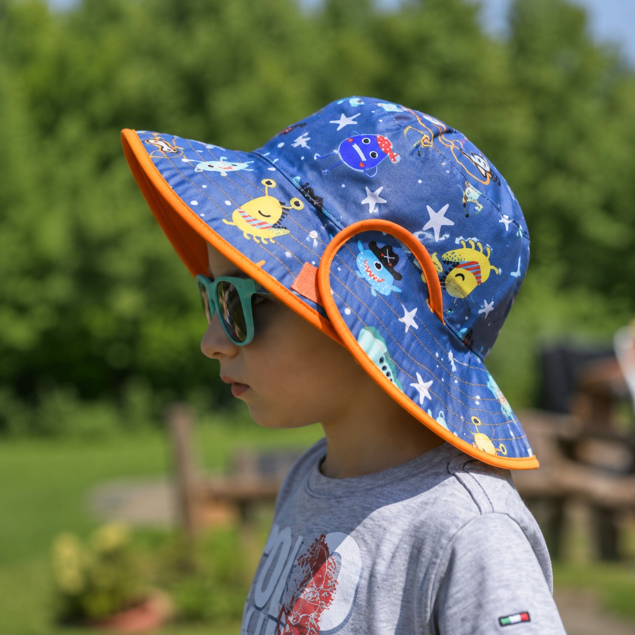 Vendbar solhat - Banz Little Monsters