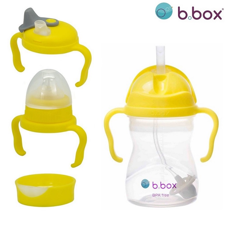 Vandflaske til børn B.box Transition Value Pack Lemon