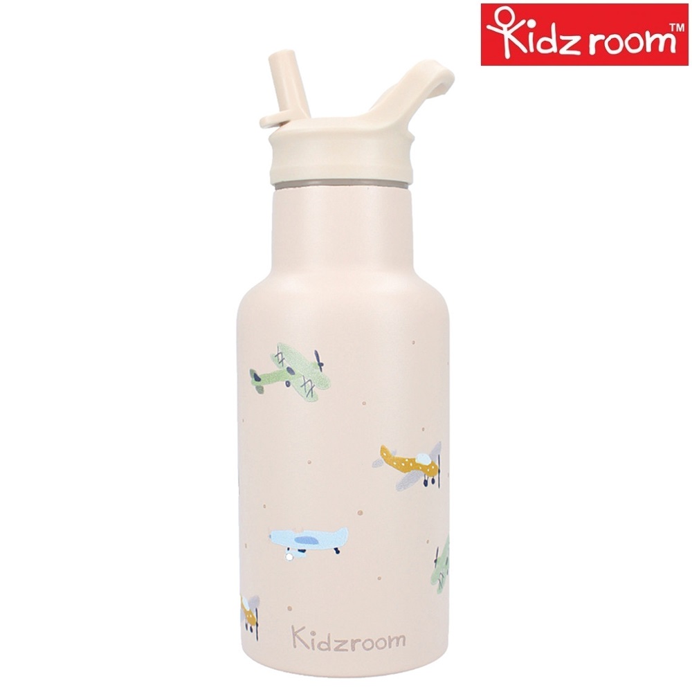 Drikkeflaske til børn Kidzroom Aircrafts