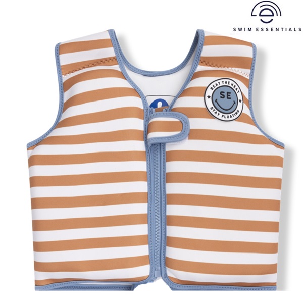 Svømmevest til børn Swim Essentials Brown Stripes